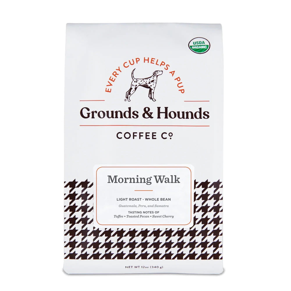 Morning Walk Ground Coffee 12oz-Four Muddy Paws