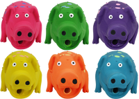 Mutlipet Dog Globlets Pig Toy Assorted-Four Muddy Paws