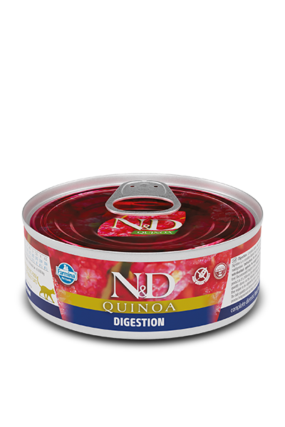 N & D Cat Canned Food Lamb, Quinoa Digestion 2.8OZ-Four Muddy Paws
