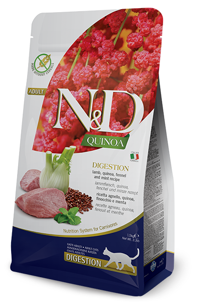 N & D Cat Quinoa Digestion Lamb 11LB-Four Muddy Paws