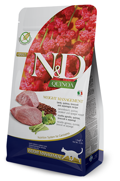 N & D Cat Quinoa Weight Management 11LB-Four Muddy Paws