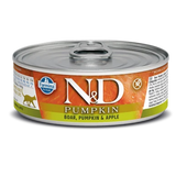 N&D PUMPKIN CAT CANNED FOOD BOAR, PUMPKIN, APPLE 2.8OZ-Four Muddy Paws