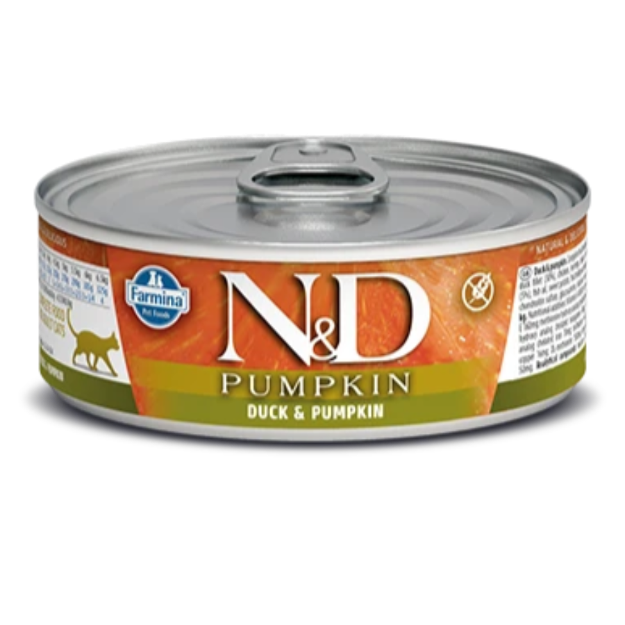 N&D PUMPKIN CAT CANNED FOOD DUCK, PUMPKIN 2.8OZ-Four Muddy Paws