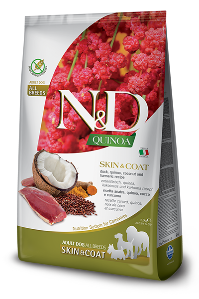 N&D QUINOA ADULT DOG DRY SKIN AND COAT DUCK 15.4LB-Four Muddy Paws