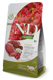 N&D QUINOA GRAIN FREE ADULT CAT DRY URINARY DUCK 3.3lb-Four Muddy Paws