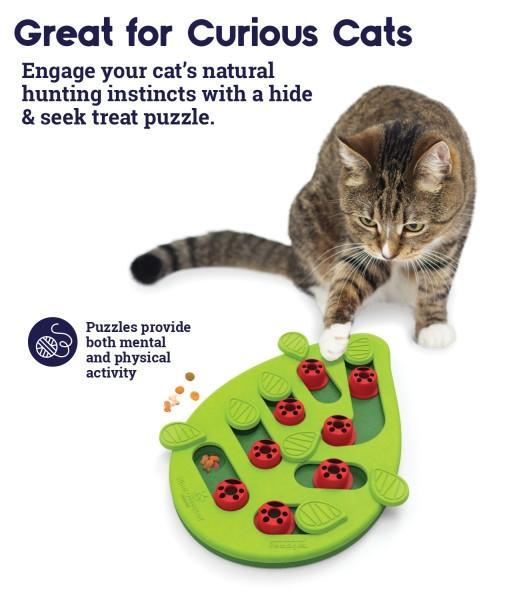 Cat Puzzles - Nina Ottosson Treat Puzzle Games for Dogs & Cats