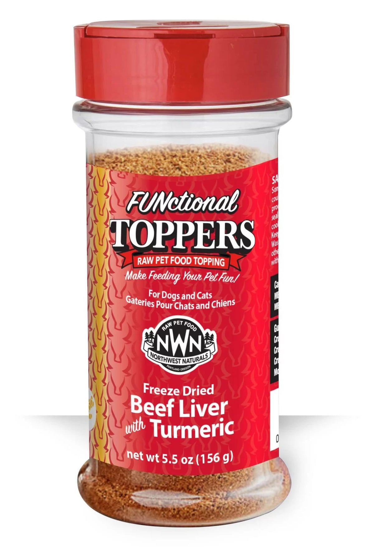 Northwest Naturals Functional Topper Beef with Tumeric 5.5oz-Four Muddy Paws