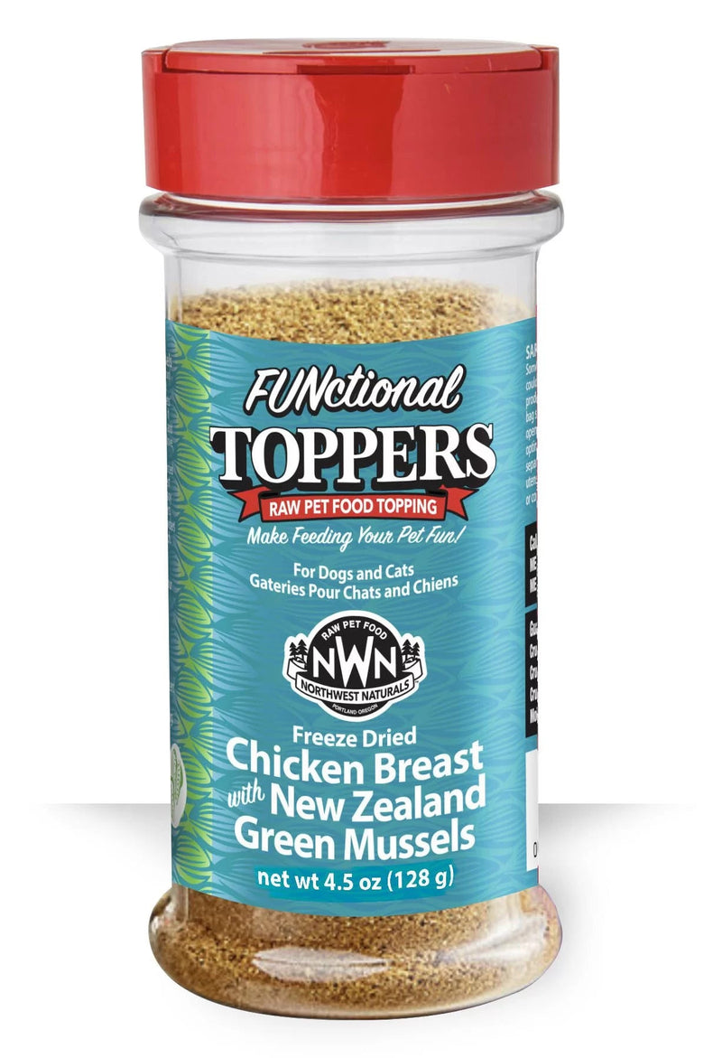 Northwest Naturals Functional Topper Chicken with Green Mussels 4.5oz-Four Muddy Paws
