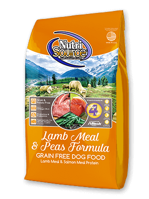NutriSource Lamb Meal & Pea Grain Free Dog Food 15lb-Four Muddy Paws