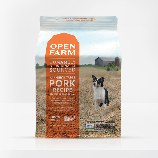 OPEN FARM FARMER'S MARKET DOG FOOD 4.5LB PORK/ROOT VEG-Four Muddy Paws