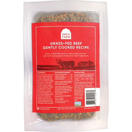 Open Farm Dog Cat Bone Broth Beef 12oz