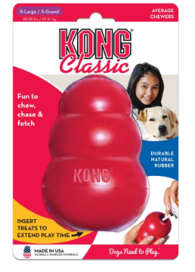 Original Classic Kong Red XL-Four Muddy Paws