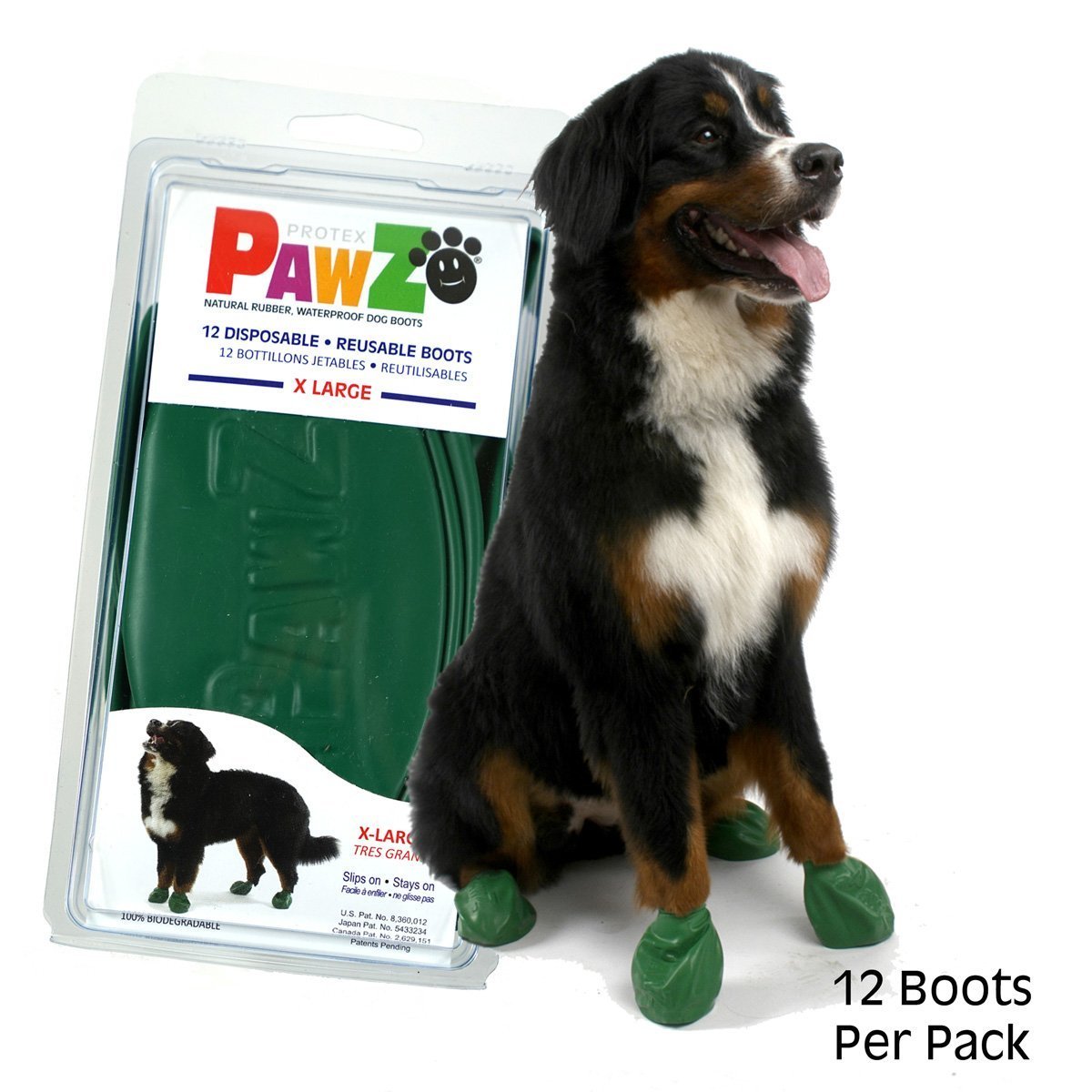 PAWZ Outdoor Boots XL-Four Muddy Paws