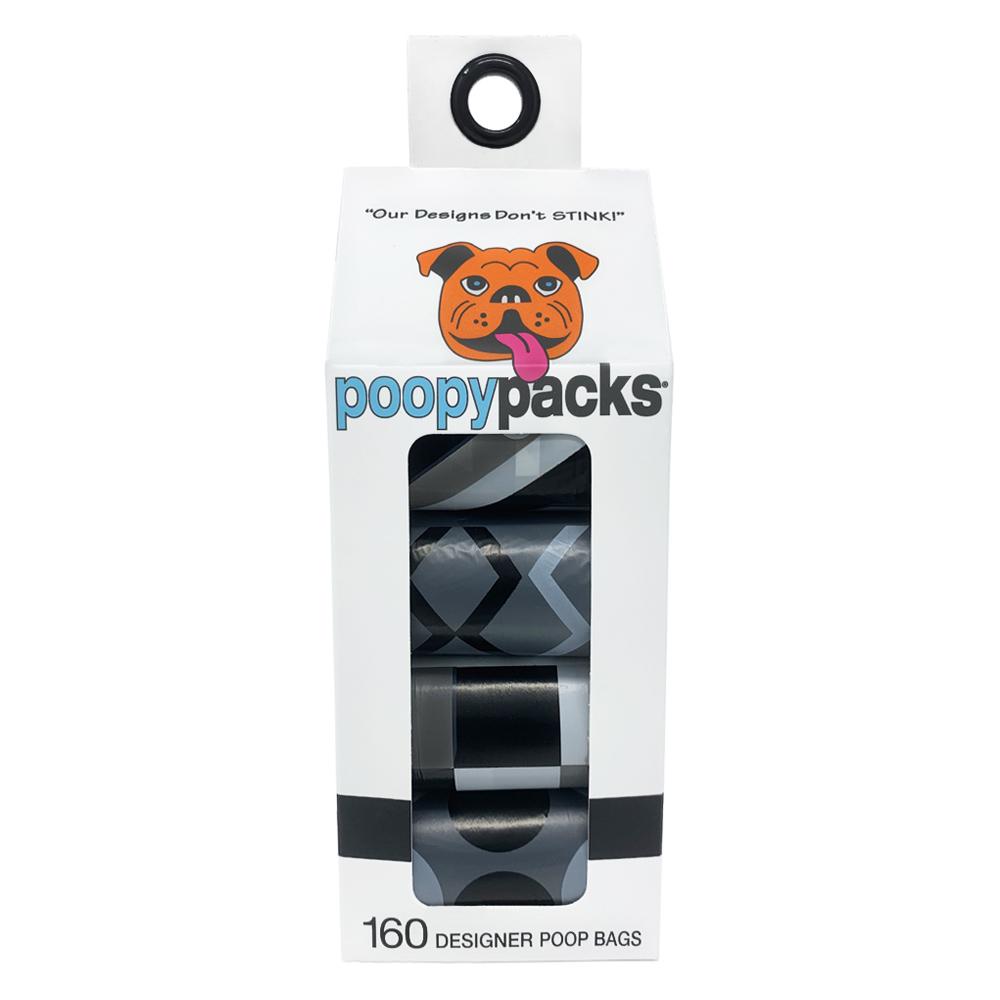POOPY PACKS BLACK BLACK 8PK-Four Muddy Paws