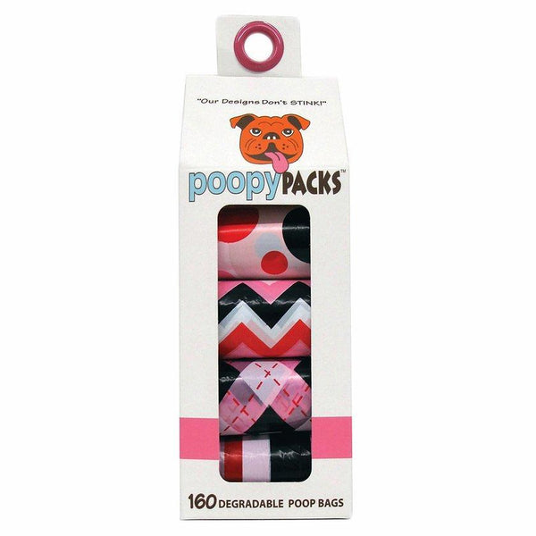 POOPY PACKS PINK PINK 8PK-Four Muddy Paws