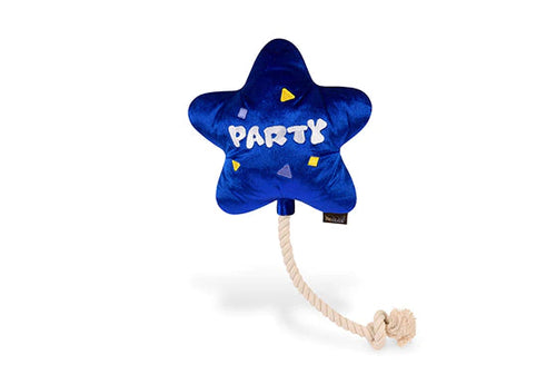Party Time Best Day Ever Balloon Dog Toy - Mini-Four Muddy Paws