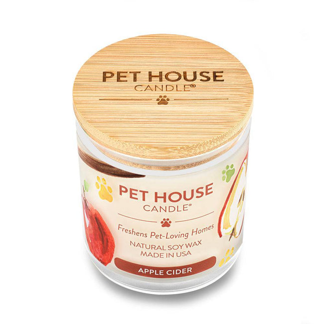 Pet House Candle Apple Cider 8.5oz Jar-Four Muddy Paws