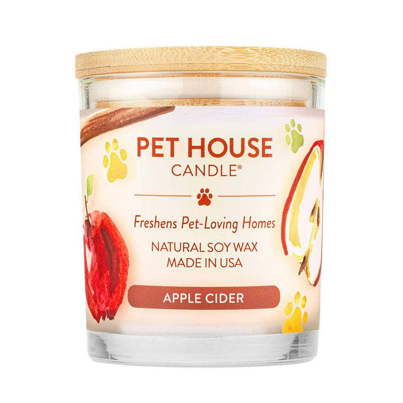Pet House Candle Apple Cider 8.5oz Jar-Four Muddy Paws