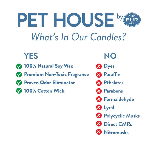 Pet House Candle Evergreen 9oz Jar-Four Muddy Paws