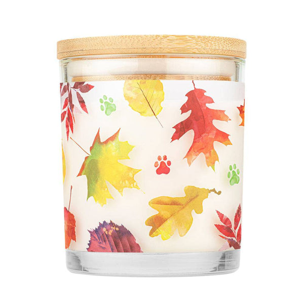 Pet House Candle Falling Leaves 8.5oz Jar-Four Muddy Paws