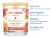 Pet House Candle Fresh Cut Roses 9oz Jar-Four Muddy Paws