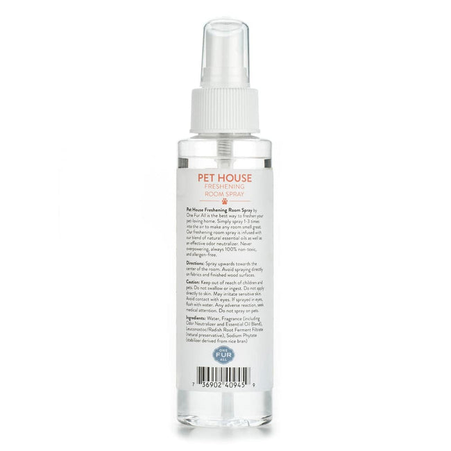 Pet House Room Freshening Spray Fresh Citrus 4oz-Four Muddy Paws