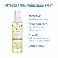 Pet House Room Freshening Spray Fresh Citrus 4oz-Four Muddy Paws