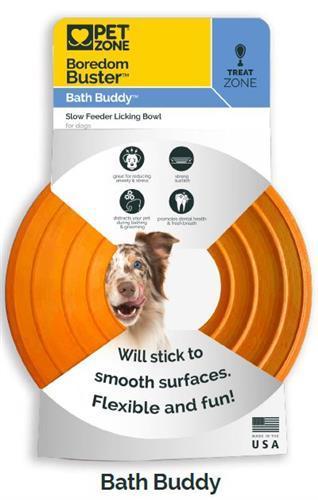 Boredom Busters Dog Bath Buddy-Orange