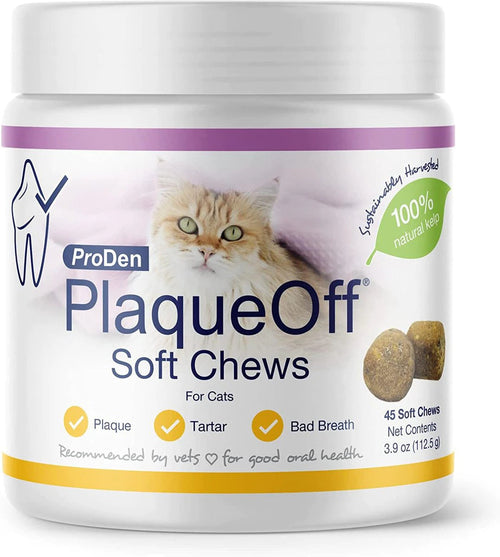 PlaqueOff Cat Soft Chew 45 ct-Four Muddy Paws