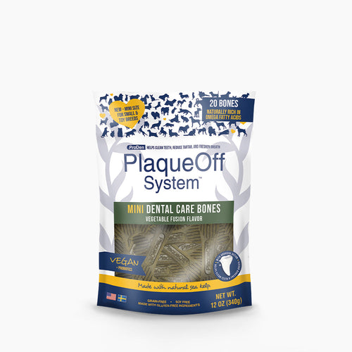PlaqueOff Dog Bone Vegetable Chew 17oz-Four Muddy Paws
