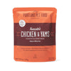Portland Pet Food Tuxedo's Chicken & Yam Meal Pouch 9oz-Four Muddy Paws