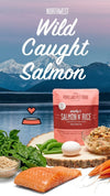 Portland Pet Food Wally's Salmon N' Rice Meal Pouch 9oz-Four Muddy Paws