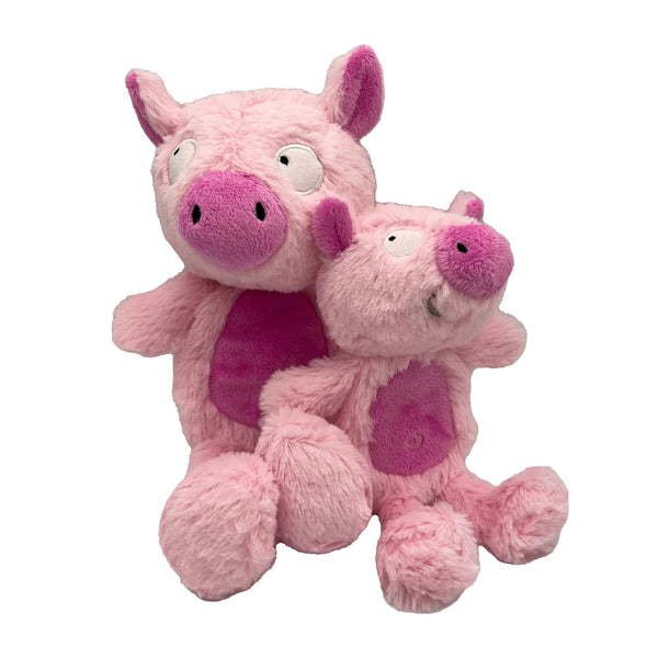 Power Plush Piggy Smalls Dog Toy Small-Four Muddy Paws