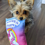 Power Plush Unicorn Farts Dog Toy Large-Four Muddy Paws
