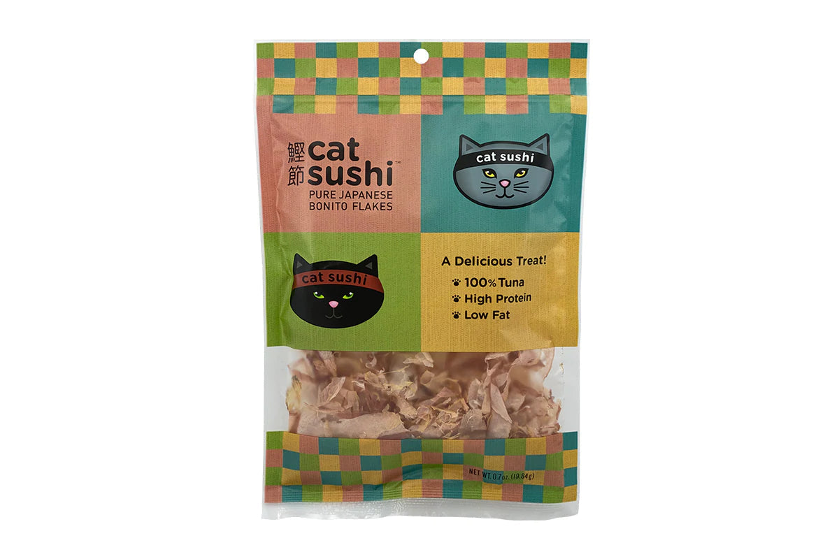 Presidio Cat Sushi Classic Cut Bonito Flakes .7 oz-Four Muddy Paws