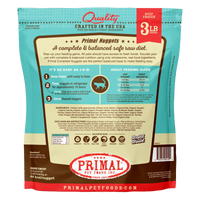 Primal Cat Chicken-Salmon Nuggets 3lb-Four Muddy Paws