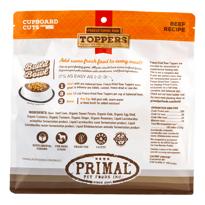 Primal Freeze Dried Cupboard Cuts-Four Muddy Paws