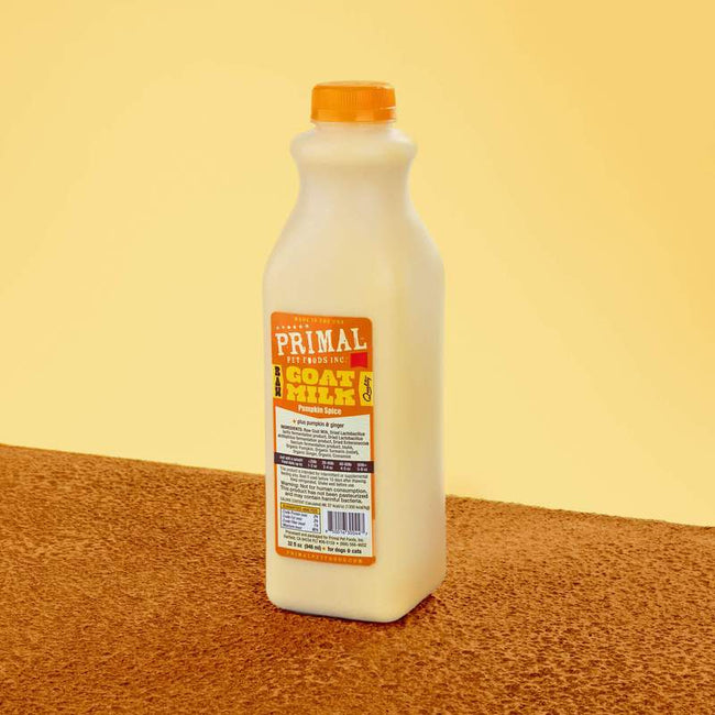 Primal Raw Goat's Milk Pumpkin Spice 32oz-Four Muddy Paws