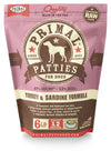 Primal Turkey/Sardine Patty 6lb-Four Muddy Paws
