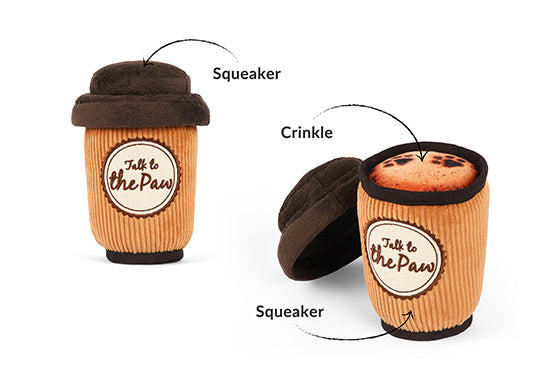 Pup Cup Cafe Toy Doggo's Java-Four Muddy Paws