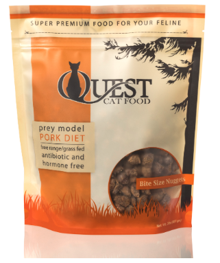 QUEST FELINE PORK NUGGETS 2 LB-Four Muddy Paws