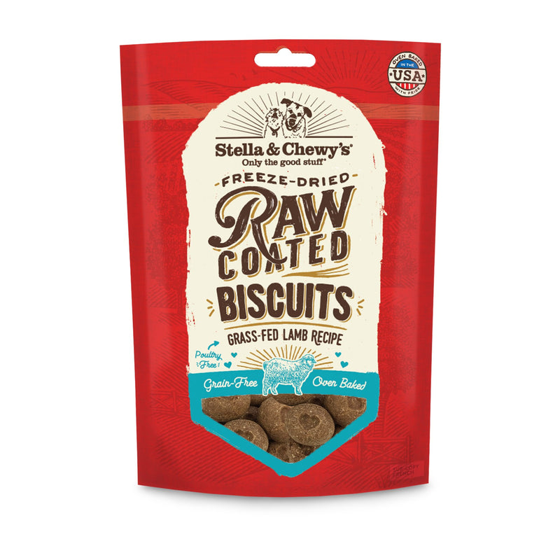 RAW COATED LAMB BAKED DOG BISCUIT 9OZ-Four Muddy Paws