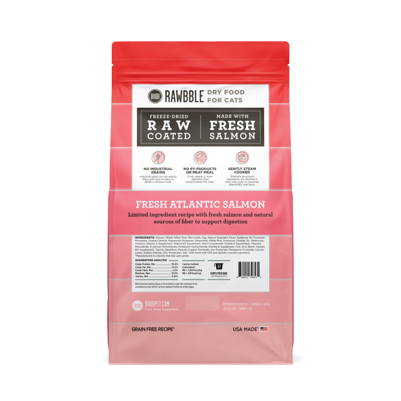 Rawbble Cat Grain Free Salmon 3lbs-Four Muddy Paws
