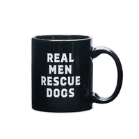 Real Men Rescue Dogs Mug-Four Muddy Paws