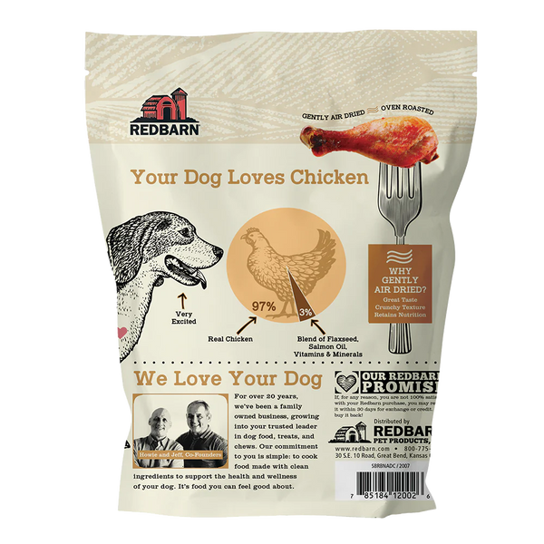 Red Barn Grain Free Air Dried Chicken Dog Food 2lbs-Four Muddy Paws