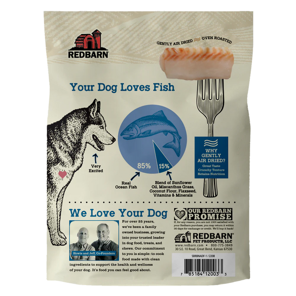 Red Barn Grain Free Air Dried Fish Dog Food 2.5oz-Four Muddy Paws
