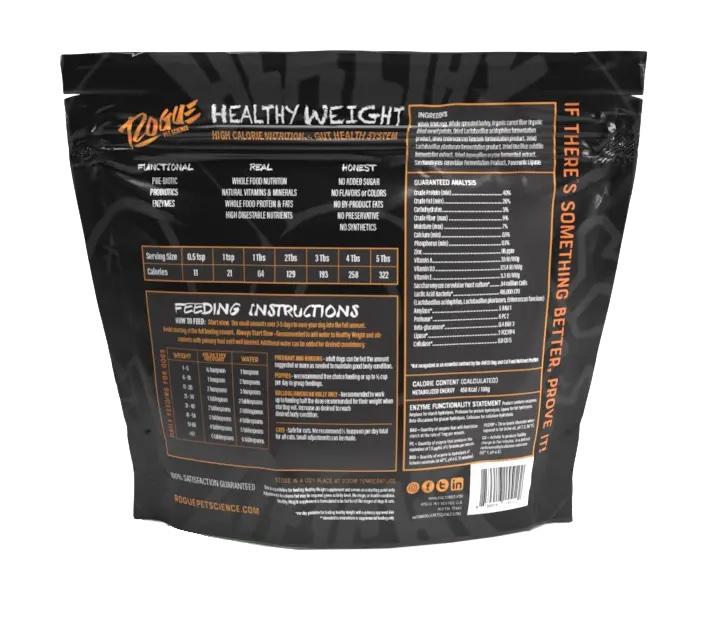 Rogue Healthy Weight - Weight Gainer 2lb-Four Muddy Paws