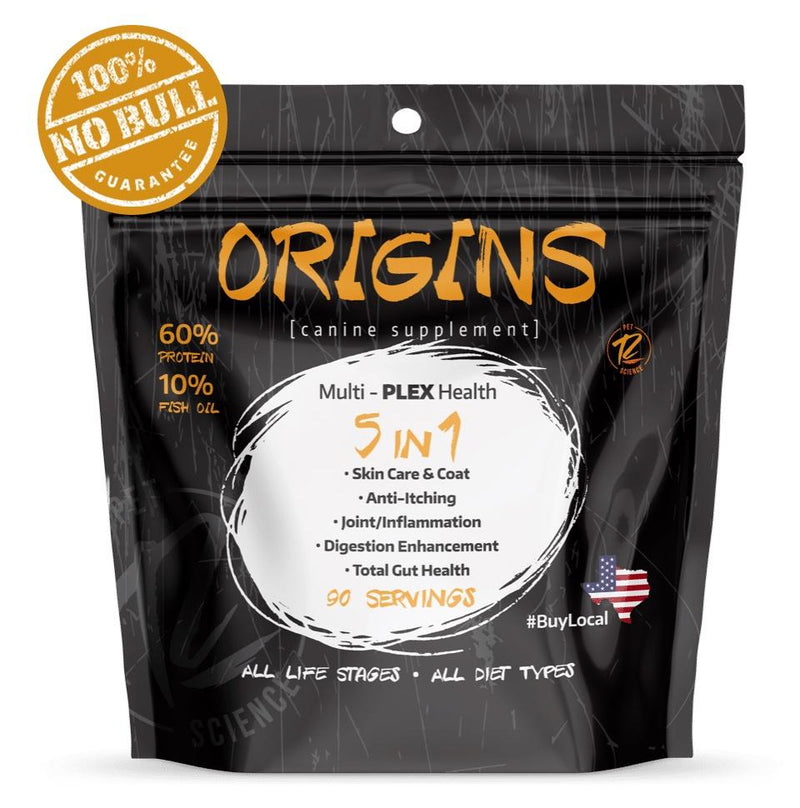 Rogue Origins Canine 5 in 1 Supplement 1/2lb-Four Muddy Paws