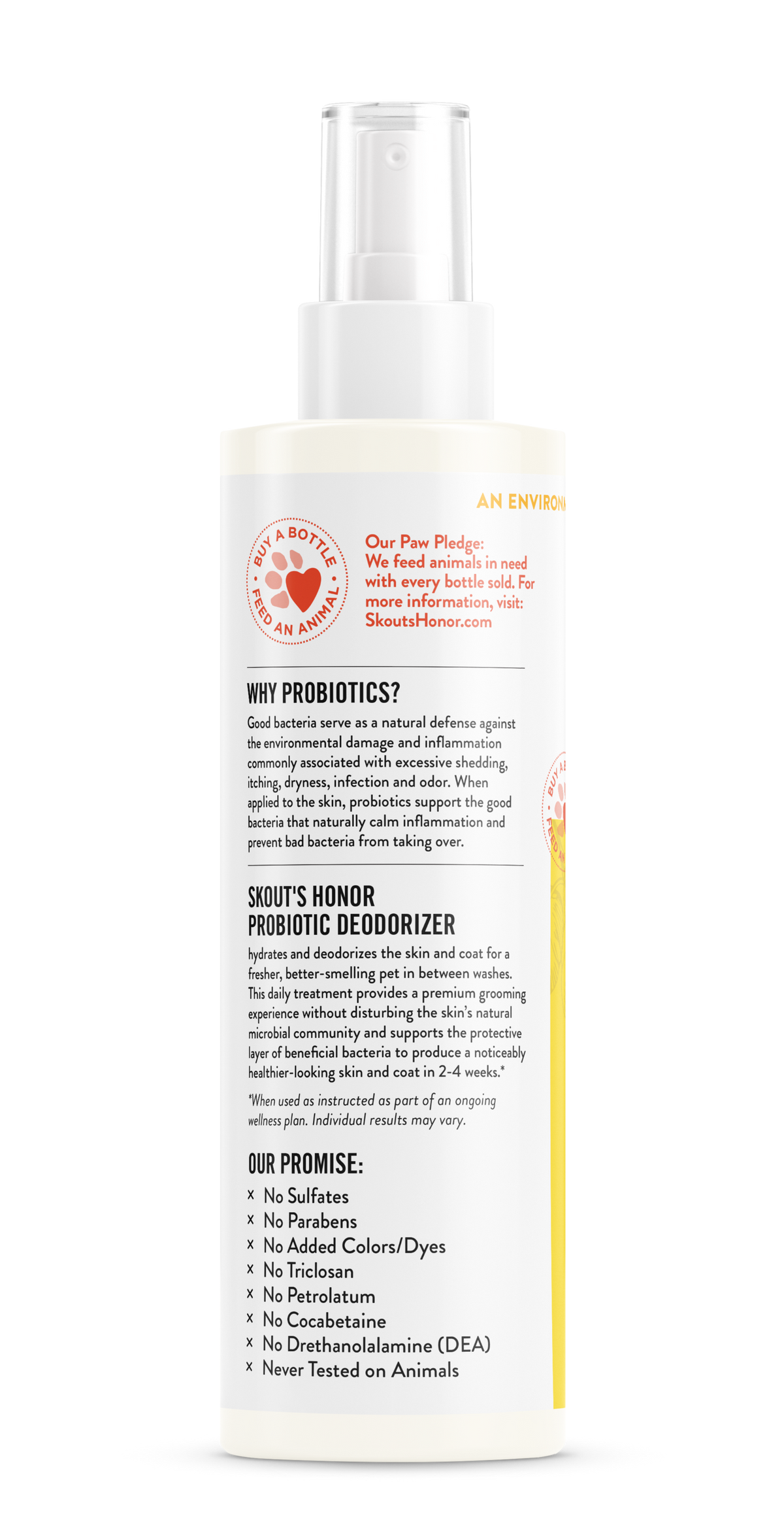 SKOUTS HONOR DOG DEODORIZER HONEYSUCKLE 8OZ-Four Muddy Paws