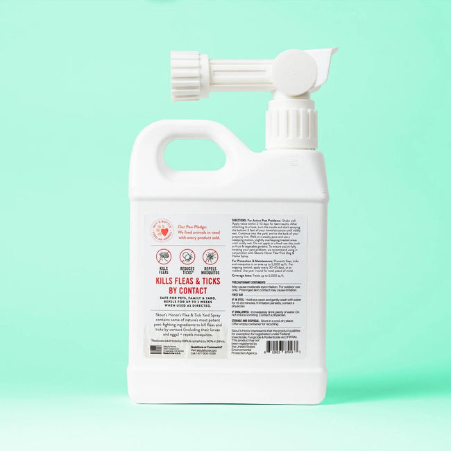 SKOUTS HONOR DOG FLEA AND TICK YARD SPRAY 28OZ-Four Muddy Paws